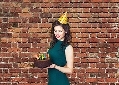 AIIKES 10x10FT Red Brick Wall Photography Backdrop Thin Vinyl Photo Backdrops Baby Birthday Party Graduation Home Decoration Photo Booth Studio Prop Banner 11-506 - size: 10x10ft