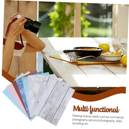 Mikikit 15pcs Photographic Backdrop Set for Product Photography with Carry Bag and Clips, Small Tabletop Photo Shoot Kit for Jewelry, Food, and Cosmetics Backgrounds