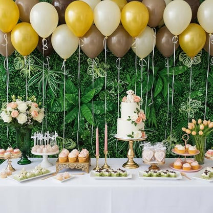 Green Leaves Backdrop Nature Spring Theme Photo Banner Greenery Grass Background for Wedding Birthday Party Newborn Baby Shower Photography Zoo Decor Shoot Props 71"x43" - style: Leaves