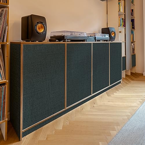 WADILE Grasscloth Peel and Stick Wallpaper 15.7in x 78.7in, Textured Contact Paper for Cabinets, Faux Linen Wall Paper Pull and Stick, Fabric Vinyl Wallpaper Self Adhesive Blackish Green - color: Blackish green, size: 15.7" x 78.7"