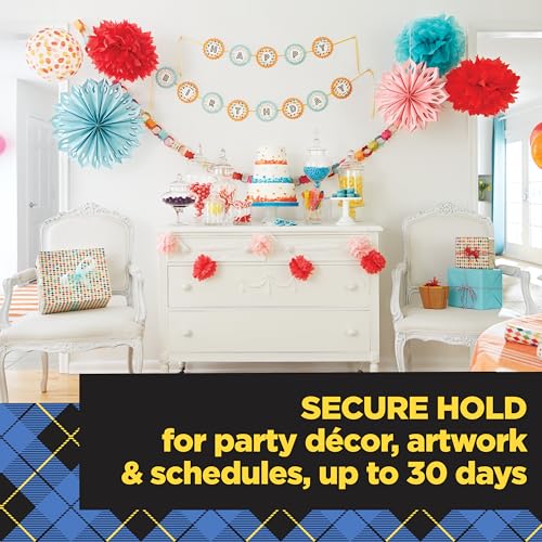 Scotch Wall-Safe Tape, 1 Dispenser Roll, Removable Wall Safe Tape, for Hanging Photos, Art, Décor, 3/4 in x 650 in - size: 1 Roll