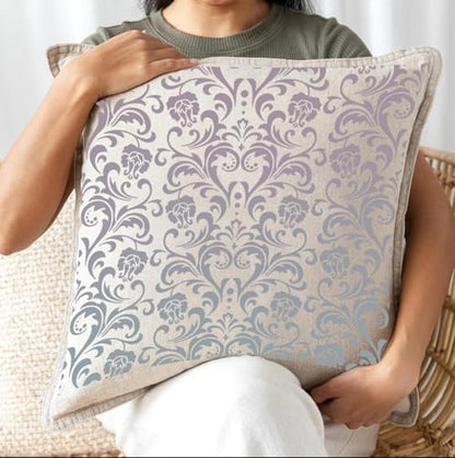 Damask Stencils for Crafts Reusable Texture Stencils Mixed Media Stencil Background Drawing Templates for Painting on Wood Wall Fabrics Crafts Furniture - style: Damask