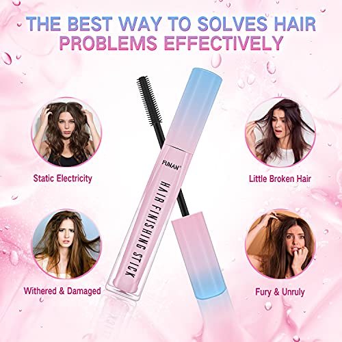 FUNAN Hair Finishing Stick, Flyaway Feel Stick Hair, Small Broken Hairs Finishing Cream, Non-Greasy and Non-Sticky （pack of 1） - size: 15 Fl Oz (Pack of 1)