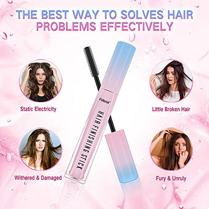 FUNAN Hair Finishing Stick 3 Pack, Flyaway Feel Stick Hair, Small Broken Hairs Finishing Cream, Non-Greasy and Non-Sticky - size: 15 Fl Oz (Pack of 3)