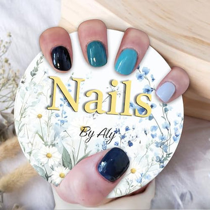 Personalised Manicurist Dics, 4'' Disc for Nail Artist Gifts, Nail Advertising Tool, Nail Plate Photo Prop, Customized Acrylic Photo Prop for Nail Salons and Nail Artist (Style 14) - color: Style 14