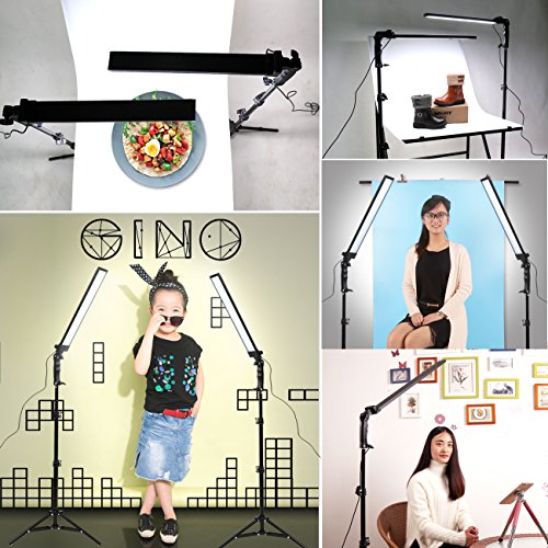 180 LED Light Photography Studio LED Lighting Kit Handheld Wand Stick Adjustable Light with Stand Tripod and Bag for Photographic Video Fill Light, Live Streaming, Portrait, Product, Tattoo