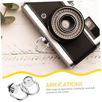 2Pcs Camera Screw with Washer Quick Release Ring Mounting Bracket for Tripod Compatible with Gimbal and Quick Release Plate Screw Tool for Photography