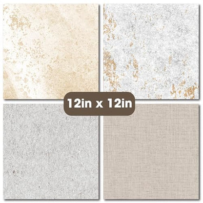 Timeworn Textrue12x12 Scrapbooking Cardstock Decorative Paper for Card Making Background Origami Textured Decorative Scrapbook Paper Scrapbook Materials Supplies