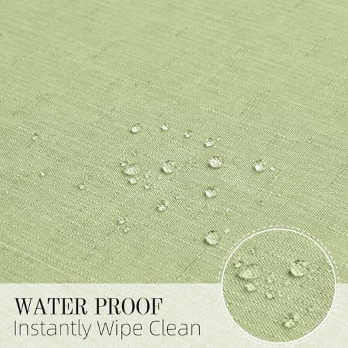 Cloth Napkin Set of 8 Square Washable Reusable Linen Fabric Polyester for Kitchen Dinner Dining Restaurants Wedding Party Banquet Table(Mint Green/17x17 Inch) - color: Mint Green