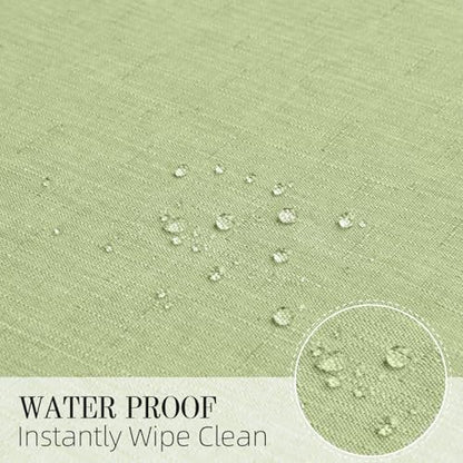 Cloth Napkin Set of 8 Square Washable Reusable Linen Fabric Polyester for Kitchen Dinner Dining Restaurants Wedding Party Banquet Table(Mint Green/17x17 Inch) - color: Mint Green