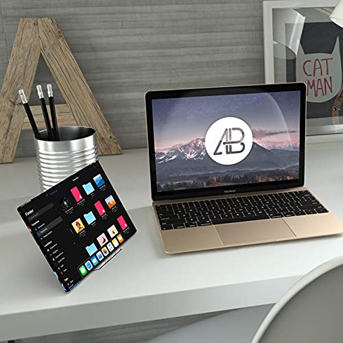 Boloyo Acrylic Book Stand Without Ledge,6 Inch 4PC Clear Acrylic Display Easel Transparent Display Stand Holder Tablet Holder for Displaying Pictures,Books,Artworks, CDs - size: 4PC