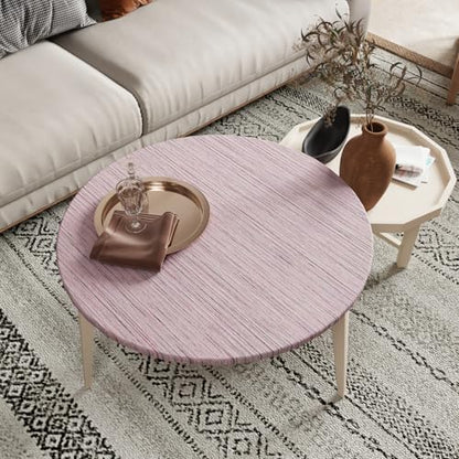 CRE8TIVE Pale Pink Grasscloth Wallpaper Textured Grasscloth Peel and Stick Wallpaper Faux Grass Cloth Contact Paper Self Adhesive Fabric Linen Removable Wall Paper for Girls Bedroom Dressers 12"x80" - color: Pale Pink, size: 12" x 80"