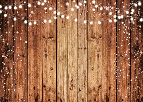 10x8ft Brown Wood Photography Backdrop Photographers Brown Photo Backdrop Retro Wood Wall Backdrop Baby Shower Birthday Party Banners Backdrop 216 - size: 10x8ft