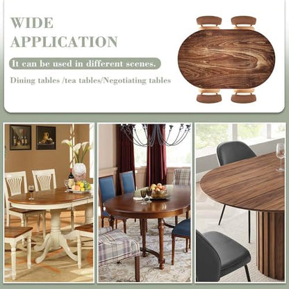 Wooden Texture Background Oval Fitted Tablecloth Waterproof Wipeable Elastic Edged Tablecloths Wrinkle Resistant Table Cover for Patio Family Party UseFits 48"x80" Oval Tables, Style218 - color: Wood Texture -10, size: 80" x 48" (Oval)