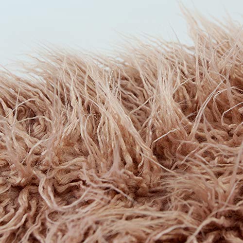 Newborn Photo Props Faux Fur Soft 29.5x19.7 inch Baby Boy Girl Photo Blanket Studio Backdrop Photo Mat Pink - color: 29.5x19.7 Inch Pink