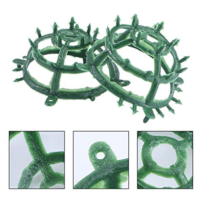 Yardwe Wedding Grass Half Ball Shelf Decorative Flower Arrangement Holder Props for Bridal Bouquet and Artificial Flowers Compact 1.96In Floral Display Stand for Home and Party Decoration
