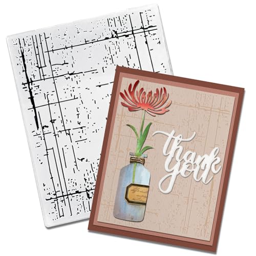 Threetols 3-D Textured Impressions Embossing Folder, Dot Background Embossing Folder for Card Making, Line Frame DIY Plastic Scrapbooking Photo Album Card Paper DIY Craft Decoration Template Mold - color: dot