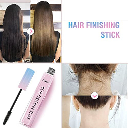FUNAN Hair Finishing Stick 2 Pack, Flyaway Feel Stick Hair, Small Broken Hairs Finishing Cream, Non-Greasy and Non-Sticky - size: 0.53 Ounce (Pack of 2)