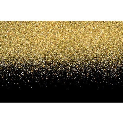 10x6.5 FT Black and Gold Backdrop for Photography Black and Gold Party Decorations Gold Glitter Birthday New Year Party Decor Background Photo Booth Props - size: 10x6.5 FT