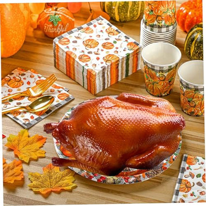 Food Realistic Grilled Chicken Model Decorative Without Head Artificial Roast Chicken Display Prop for Thanksgiving Kitchen Restaurant Party Photography Food Display