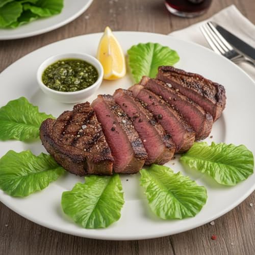 Artificial Lettuce Leaves: Fake Green Leaf Lettuce - PVC Realistic Fake Green Leaves for House Kitchen Party Pub Easter Spring Photography Prop Food Plating