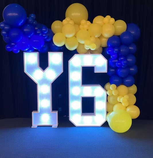 85pcs 12 inch Royal and Yellow Latex Balloons with Blue Yellow Confetti for Birthday Anniversary Engagement Graduation Baby Shower Wedding Party Decorations with Ribbon - color: Blue and Yellow