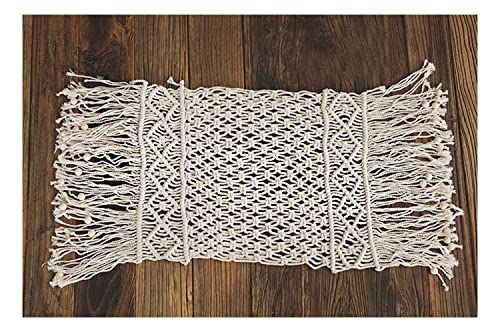 Newborn Photography Props Baby Photoshoots Photo Posing Macrame Rug Backdrop (Beige) - color: Beige
