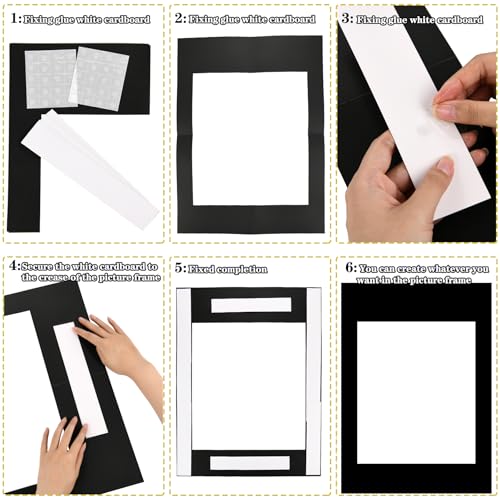 18pcs Blank Photo Booth Props Black Chalkboard Photo Booth Props Frame with Bubble DIY Photo Props for Birthday Wedding Party Supplies(Black) - color: Black