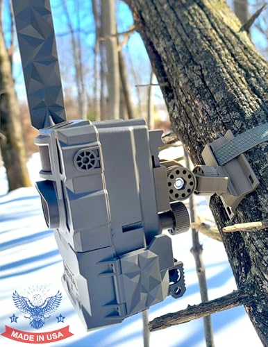 The ADK Edge Trail Camera Mount Compatible with Tactacam Reveal 2.0/3.0 / X/Ultra – Custom Designed, Tool-Less, Adjustable, Durable, 360° Leveling & 180° Tilt, Trail Camera Mounting Bracket