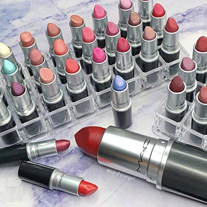 byAlegory Premium Beauty Organization Acrylic Lipstick Organizer & Beauty Container 24 Space Storage (Clear)