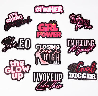 (Women Empowerment Pack) Elevate Your Photo Booth Experience with Our Durable & Waterproof Pack of Signs-Perfect for Weddings, Birthdays, and Photo Booth Businesses - PVC Foamboard Photo Props - color: Women Empowerment Pack