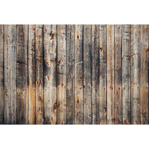7x5ft Brown Wood Backdrop for Photography Retro Wood Wall Background Newborn Baby Kids Pet Food Photo Shoot Studio Props