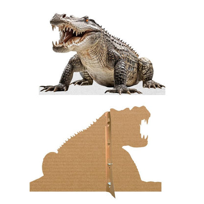 Crocodile - Life Size Cardboard Cutout Standup People with Support Standee | Animals - - color: Crocodile
