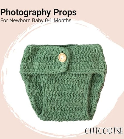 Newborn Photoshoot Outfit Dinosaur Boy Photography Prop Dino Helmet Hat & Diaper Cover Props For Baby Girl Photo