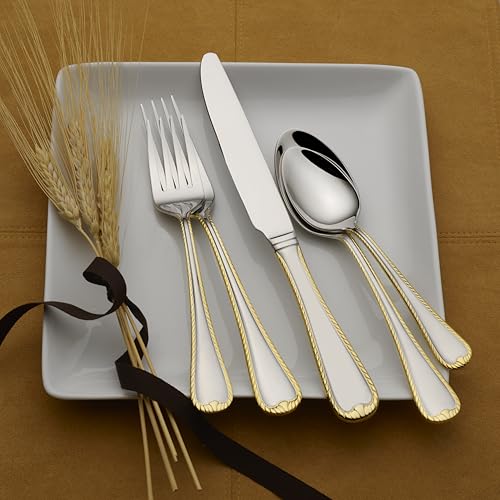 Mikasa Cameo Gold 65 Piece Flatware Set, Service for 12 - size: 65 Piece Set, style: Formal