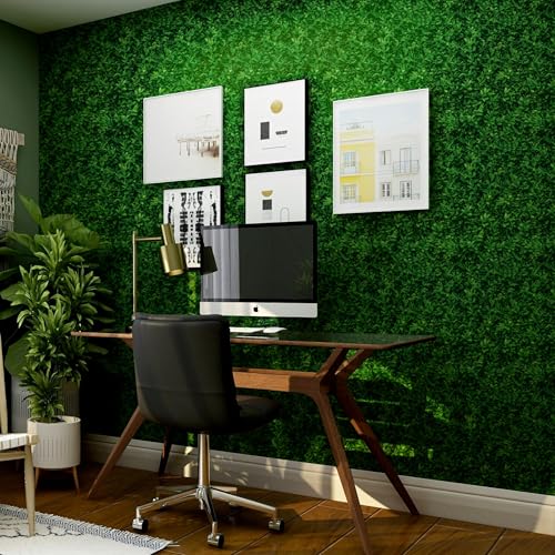 Main Street Peel and Stick Wallpaper Eco-Friendly Sheets 12 Pack, 11 X 16 Inch Plant Wall Design, Wall Mural for Home Decor, Removable Wall Decor Wallpaper Peel and Stick for DIY Projects - style: Plant Wall Design