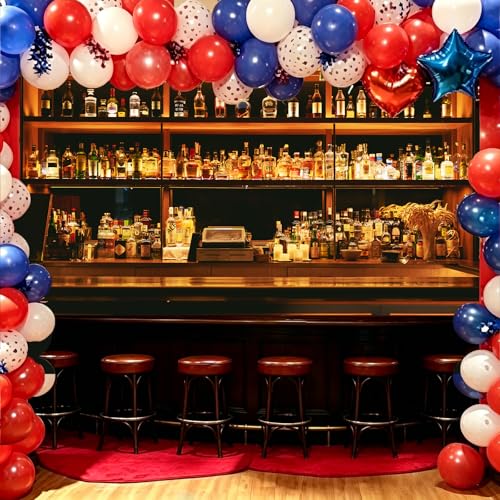 Bar Photo Backdrop Vinyl 10x7ft Large Wine Cafe Restaurant Drink Shelf Photography Backdrops for Friendsmas Party Urban Club Speakeasy Room Wall Art Background Videos Photo Backdrop BJLSPH1584 - size: 10x7ft