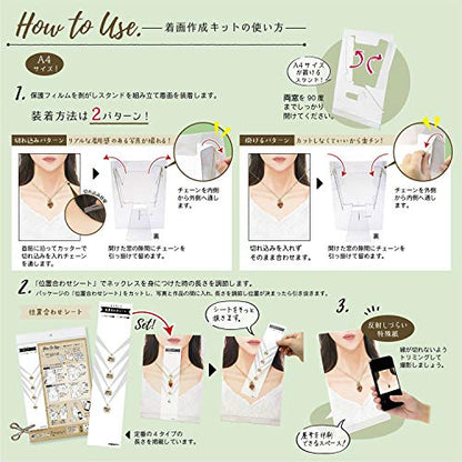 Sasagawa 35-5006 Original Works Photo Kit, Drawing Making Kit, for Necklace Exhibition - color: Japanese, style: Necklace