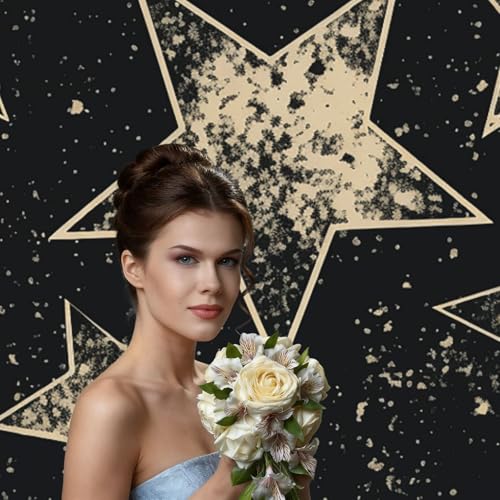 Star Backdrop Background for Photography 5x7ft Photobooth Professional Photo Backdrop Curtains Video Photography Studio Photo Backgrounds Banner Booth Background Screen Parties - color: Star