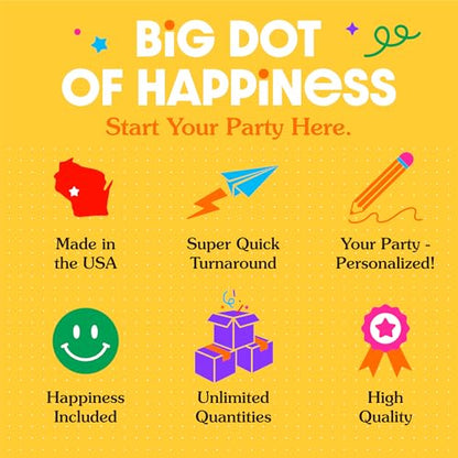 Big Dot of Happiness Funny 70's Disco - 1970s Disco Fever Photo Booth Props Kit - 10 Piece - color: 70's Disco