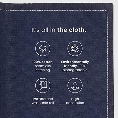 MY DRAP Linen Reusable Luncheon Napkins 7.9x7.9 in (20 Napkins, Cream) - color: Cream Linen