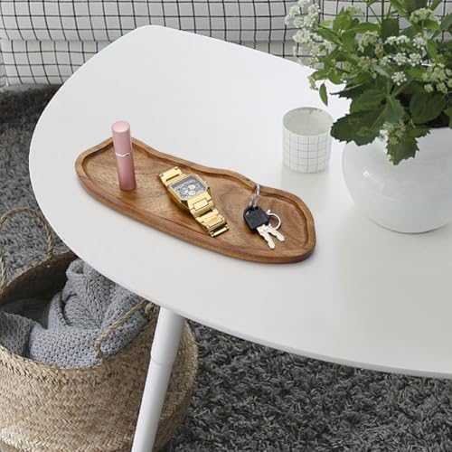 Wooden Tray Cloud Shape Jewelry Dish Wood Food Board 290x105x15mm Cute Decorative Fillable Serving Board for Food Fruit Snack Party Supplies Kitchen Table Home Decoration Tan - size: 290x105x15mm