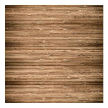 Buryeah Wooden Backdrop Wall Brown Wood Fabric Background Polyester Rustic Photo Backdrop for Photoshoot Baby Shower Wedding Party Photography Supplies (10 x 10 ft) - size: 10 x 10 ft