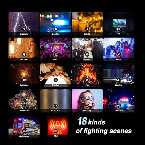 GVM Upgraded 680 RGB LED Video Light with Lightings Stand Kit, 50W Photography Lighting with Bluetooth Control, Studio Light with 18 Lighting Scenes, led Panel Lights for Video Recording, 8500lux/0.5m - size: 1 Pack with Light Stand
