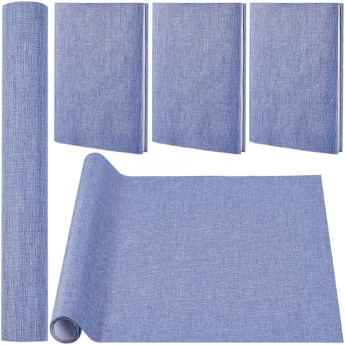 CRASPIRE 51 x 11.8 Book Cloth Blue for Books Binding Fabric Surface Paper Backed Bookcover Densely Woven Cloth Books Album Scrapbooking Archival DIY Covering Protector Bookbinding Supplies - color: Cornflower Blue