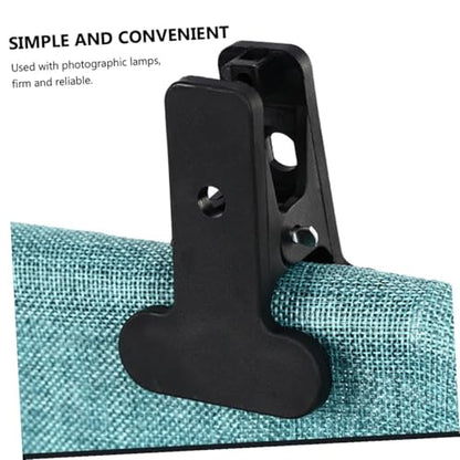 6pcs Heavy-Duty Nylon Spring Clamps for Photography Backdrop Clips, Muslin Background Holder Clips for Studio and Video Shooting