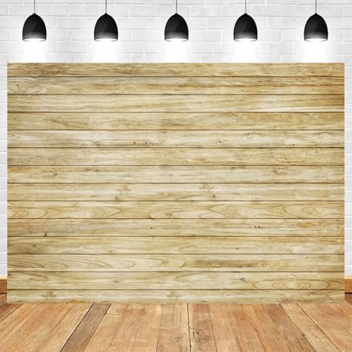5x3ft Rustic Vintage Wooden Plank Backdrop Wood Grain Photography Background Wedding Event Banner Decoration Newborn Baby Shower Portrait Photo Booth Prop - color: color 25, size: 5x3ft