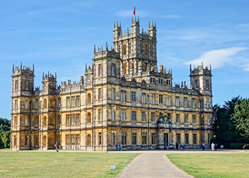 Highclere Castle Backdrop England Country House Photography Background 7x5ft Downton Abbey TV Fans Portrait Photo Shooting Props Party Supplies GESEN60