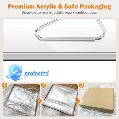 Clear Acrylic 7-Tier Perfume Display Stand, Perfume Organizer Stand Storage Tray for Makeup Organization