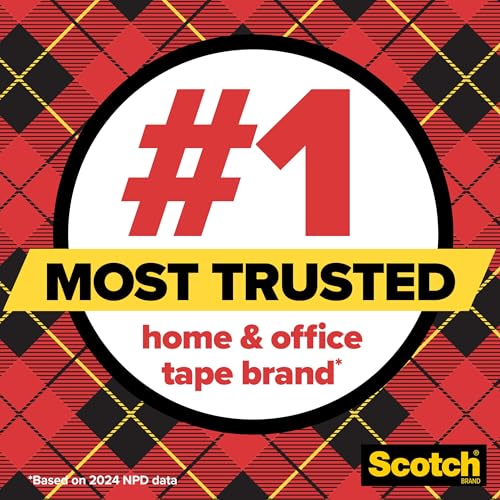 Scotch Transparent Tape, Clear Tape Engineered for Office and Home Use, 1 Inch Core 3/4 in x 1000 in, 3 Boxes - size: 3 Rolls, style: 3 Rolls
